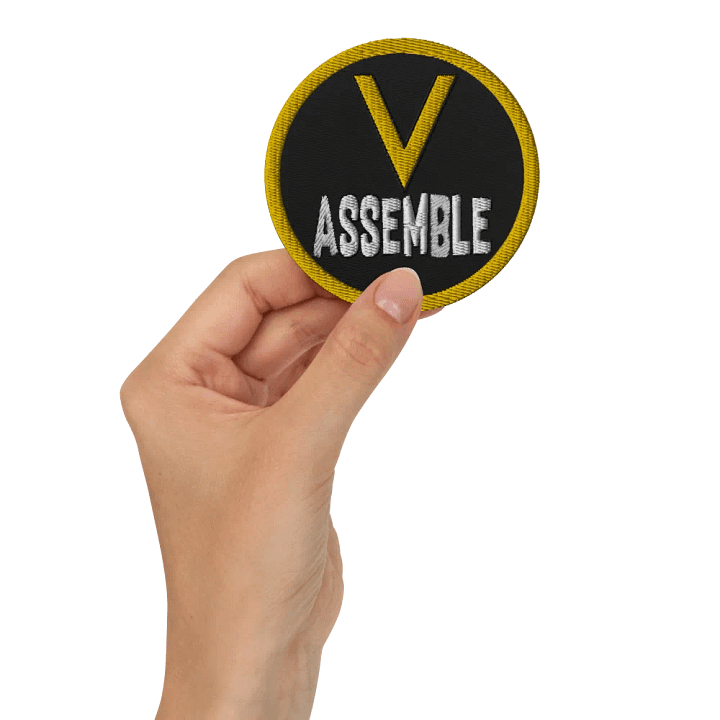 Vibrant V Assemble Embroidered Patch product image (2)