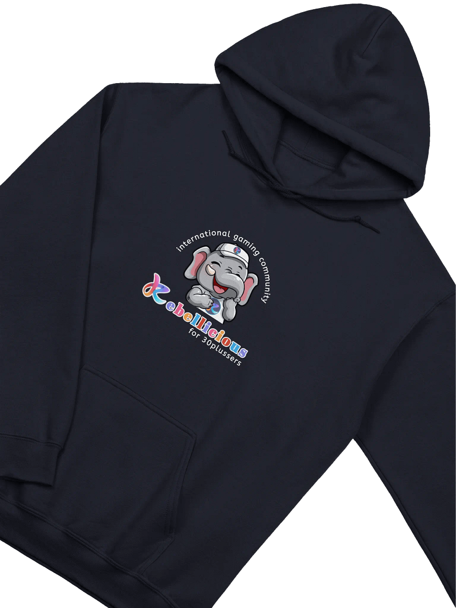 Rebellicious Laughing Rebelphant Gildan Hoodie product image (32)