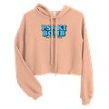 Blue PsakiBomb Women's Cropped Hoodie product image (9)