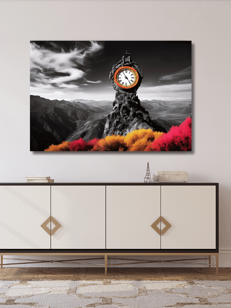 Time Confusion-1 | Artistic Wall Painting product image (3)
