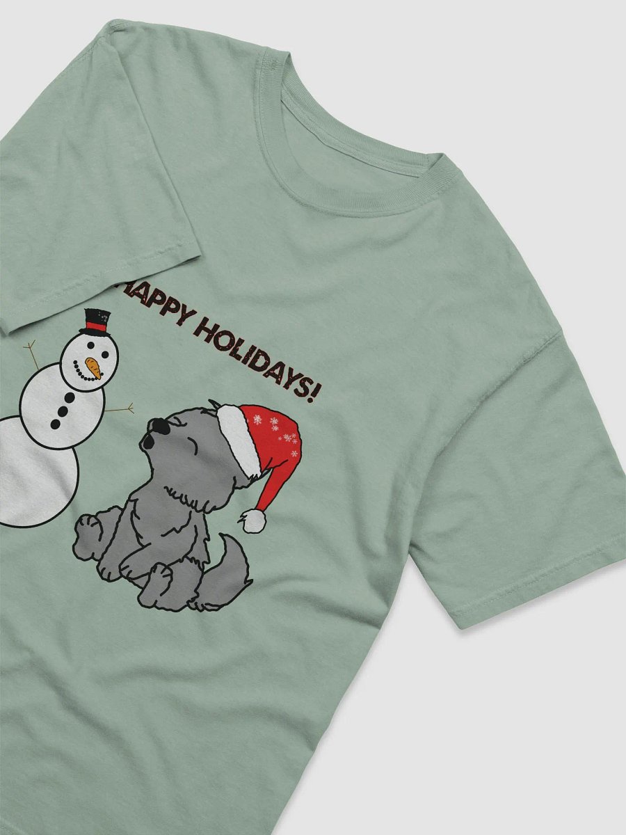 Festive Snowman & Wolf Holiday T-Shirt product image (41)