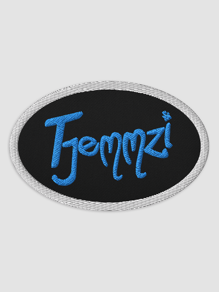 Tjemmzi Embroidered Patch (Blue Detail) product image (1)