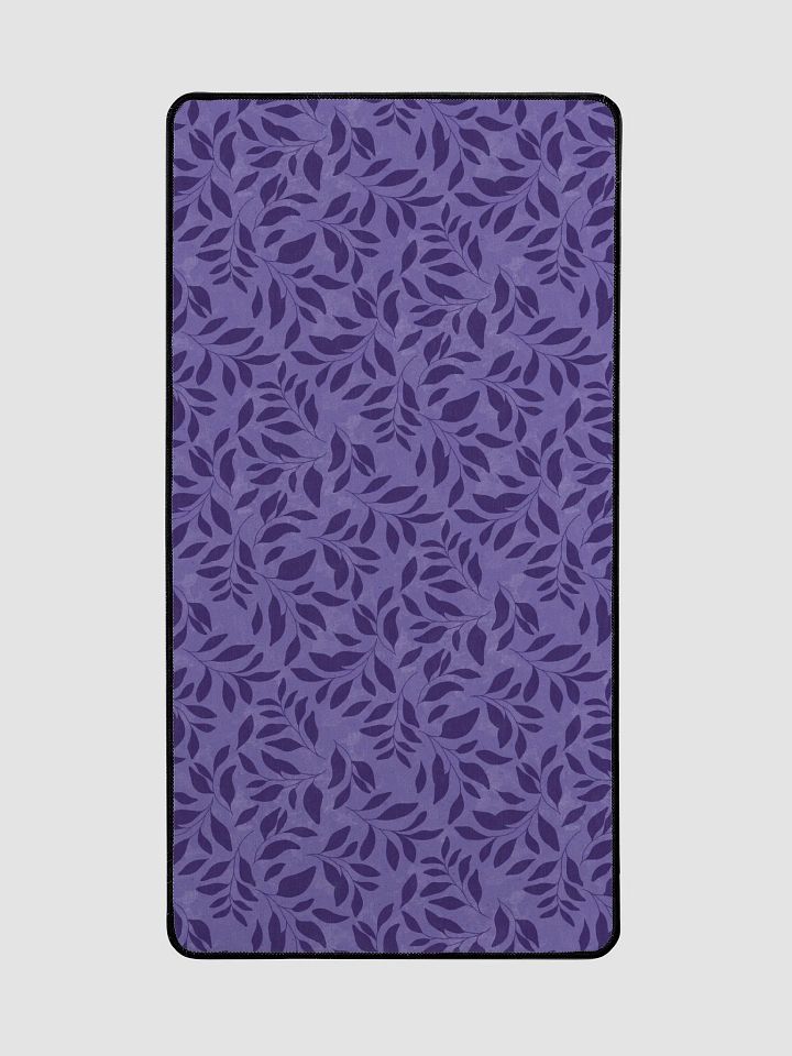 Midnight Foliage Purple Desk Mat product image (2)