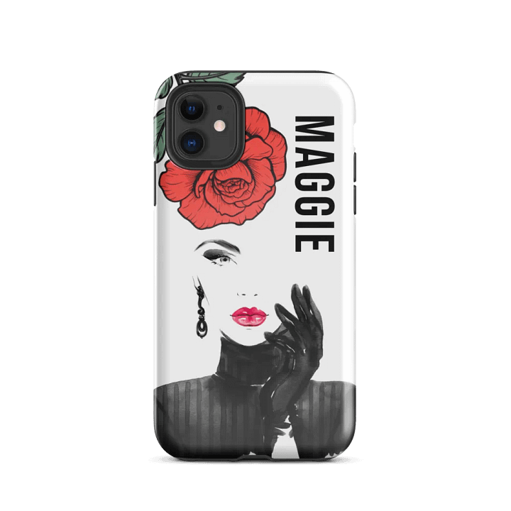 Personalized Red Rose Chic Elegance iPhone® Tough Case product image (47)
