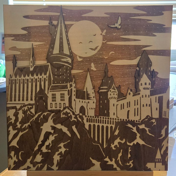 Castle Silhouette 3D product image (1)