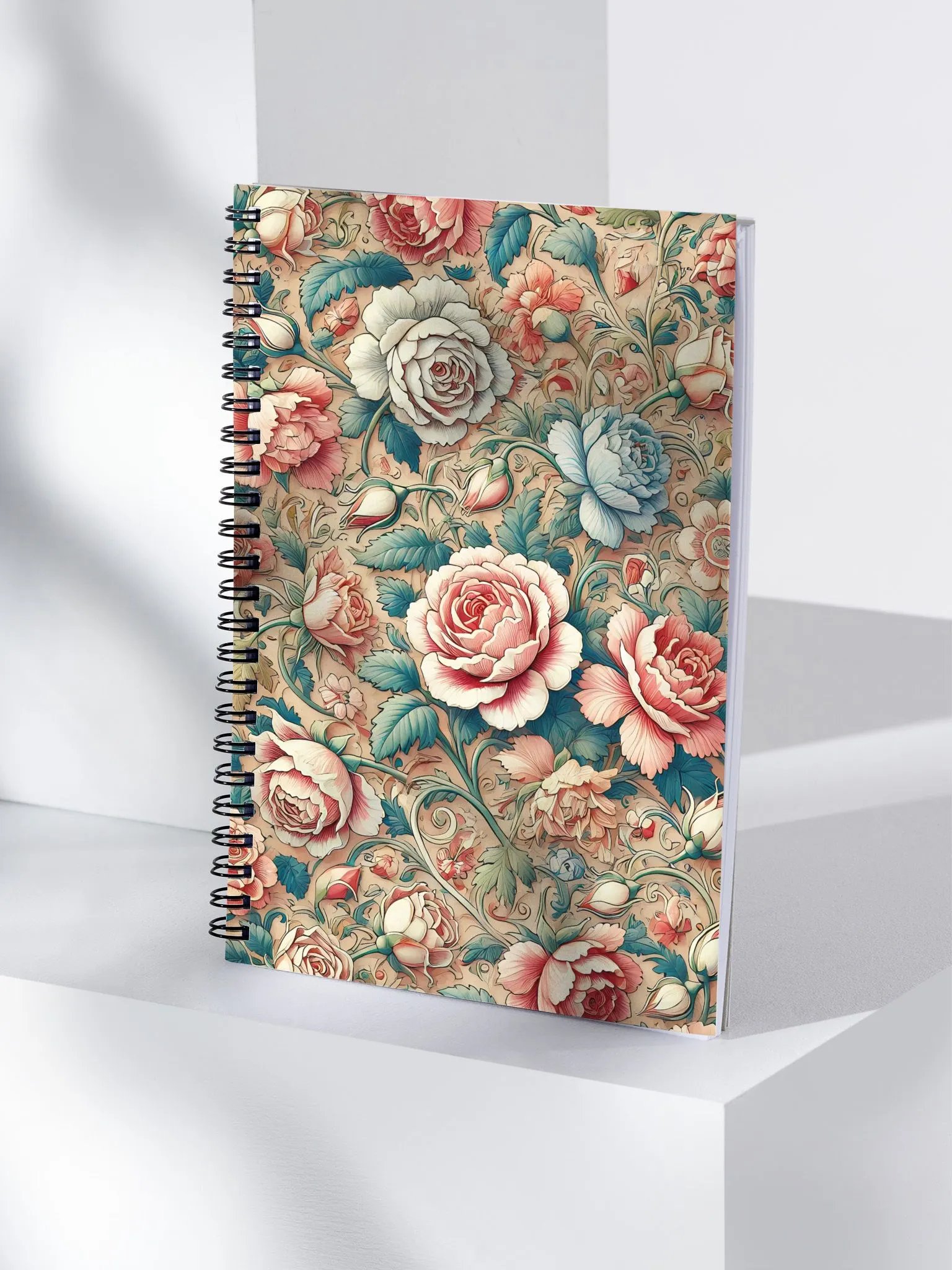 Royal Floral Spiral Notebook product image (4)