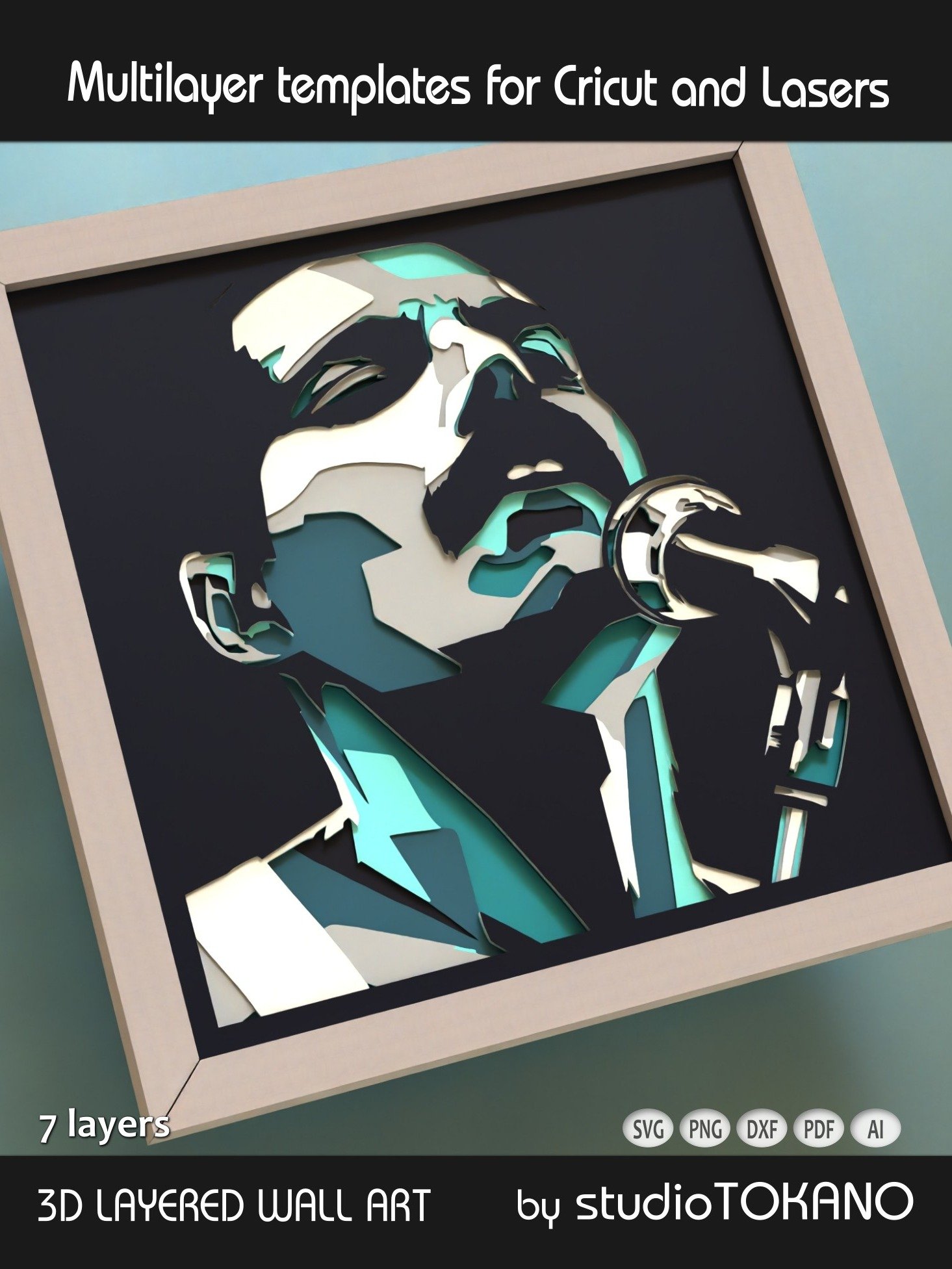 Freddie Multi layered Shadowbox product image (4)