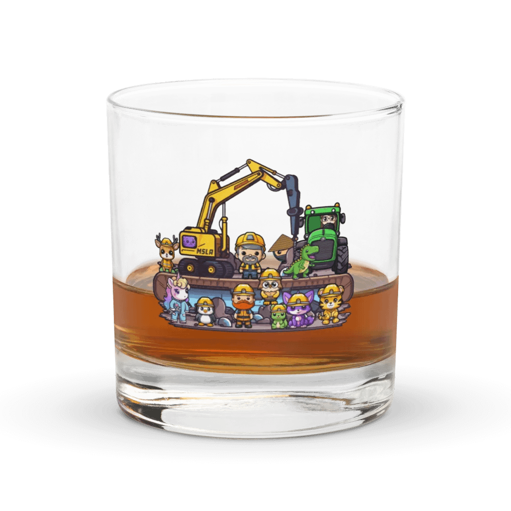 MSLA Pit Crew Rocks Glass product image (1)