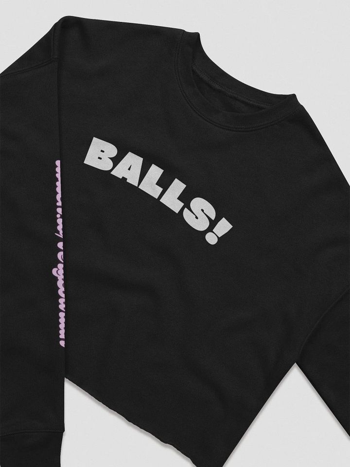 BALLS!™ Fleece Cropped Sweatshirt product image (10)