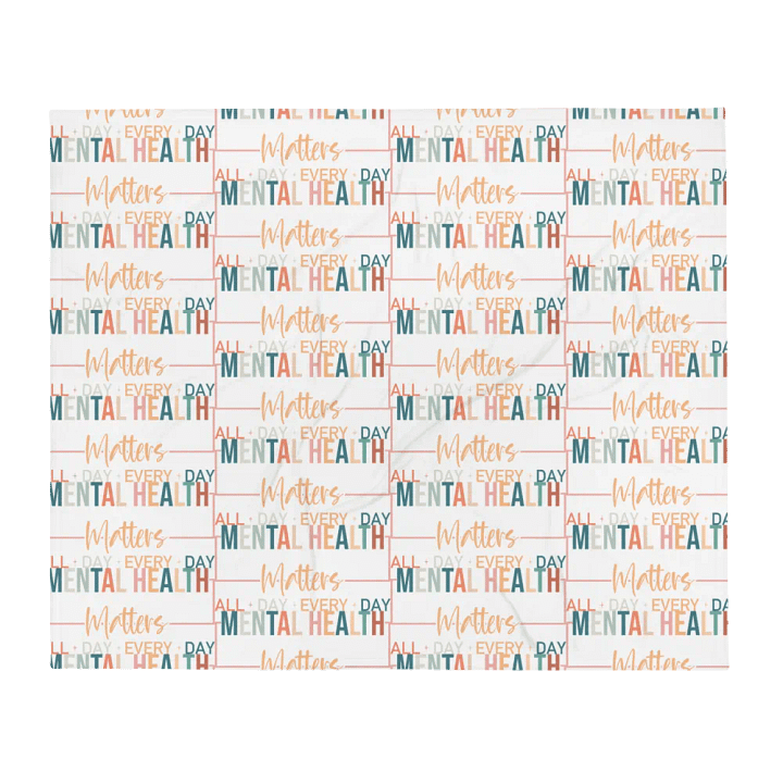 Mental Health Matters Blanket product image (1)