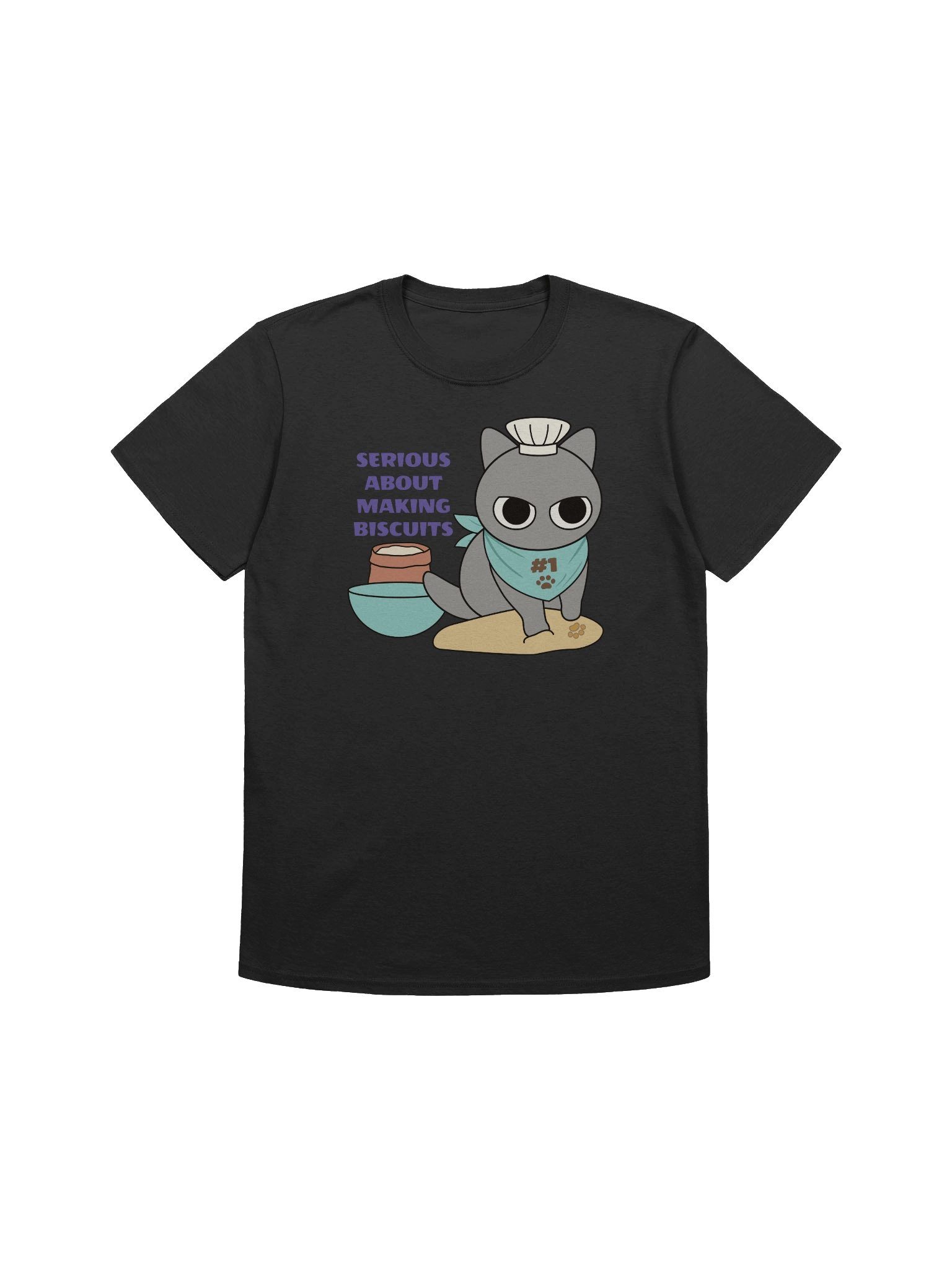 Biscuit Cat - Unisex Adult Super Soft Lightweight T-shirt product image (2)