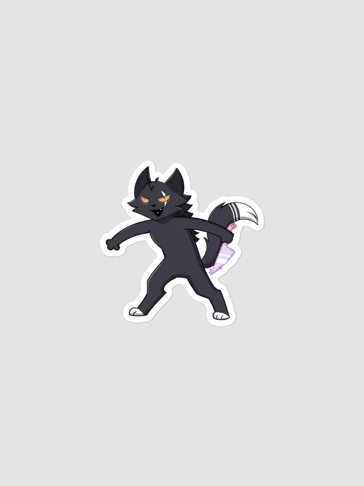 Knife Cat Sticker product image (2)