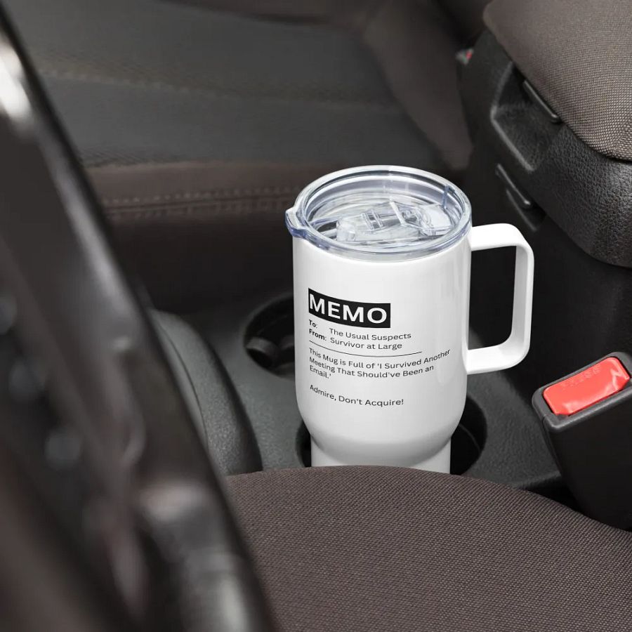 Office Meeting Survivor's Travel Mug product image (4)