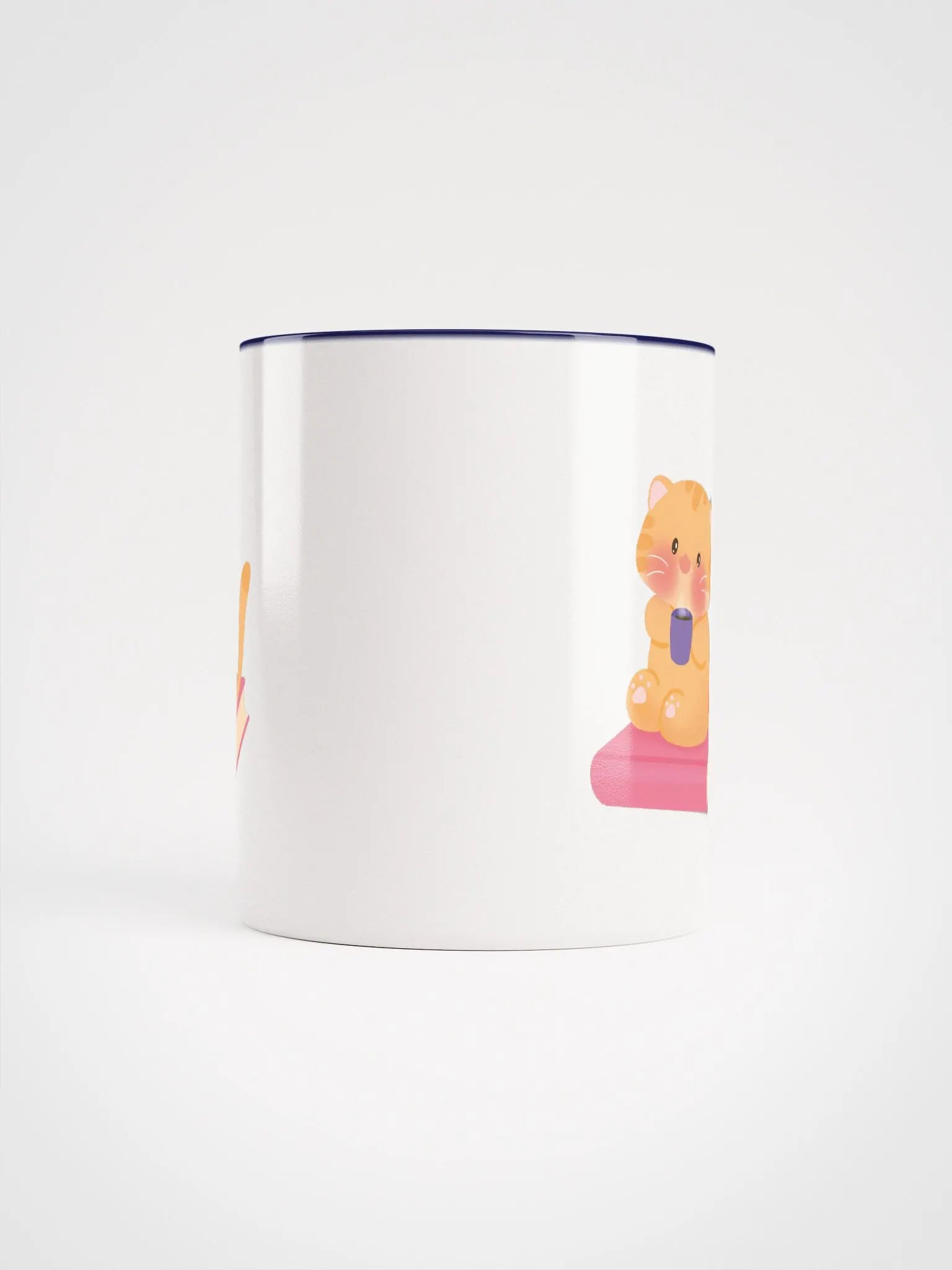 Books, Coffee & Cat Ceramic Mug product image (5)