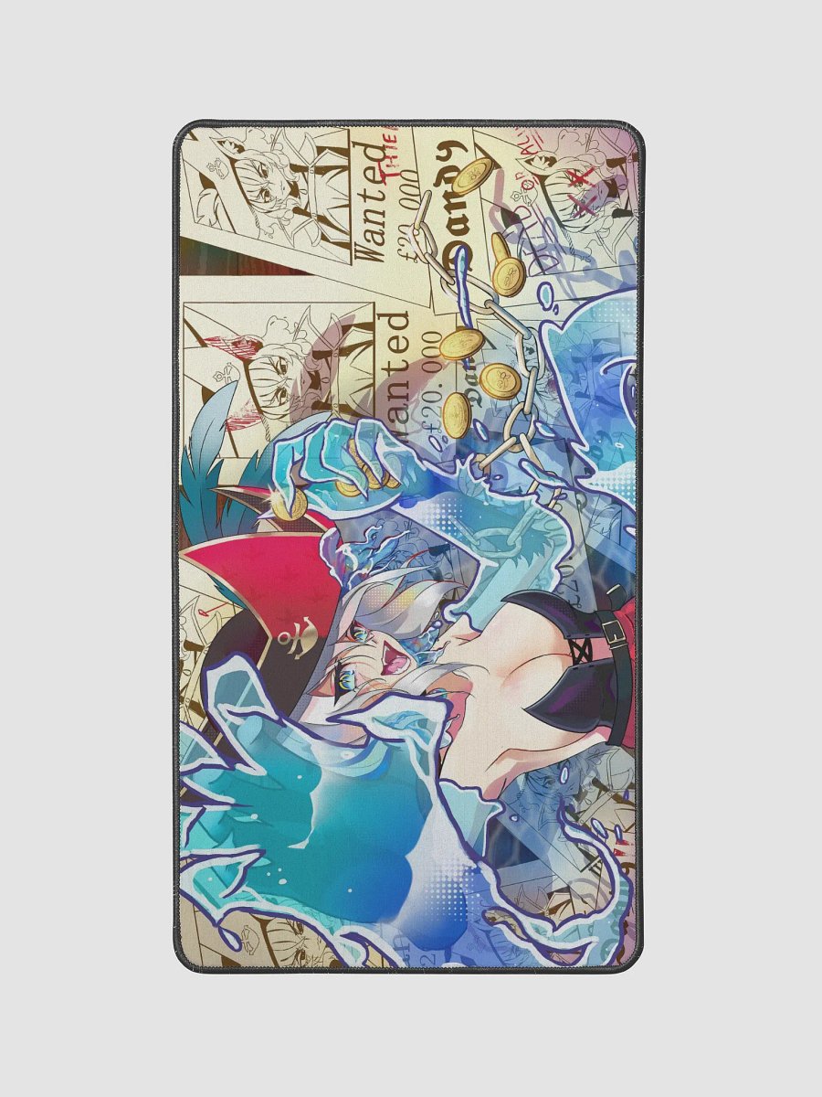 Captain Dandyfloss Wanted Desk Mat 12" x 22" product image (3)