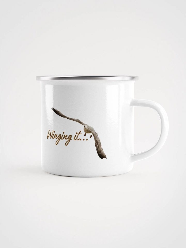 Winging it... Seagull Enamel Mug product image (1)