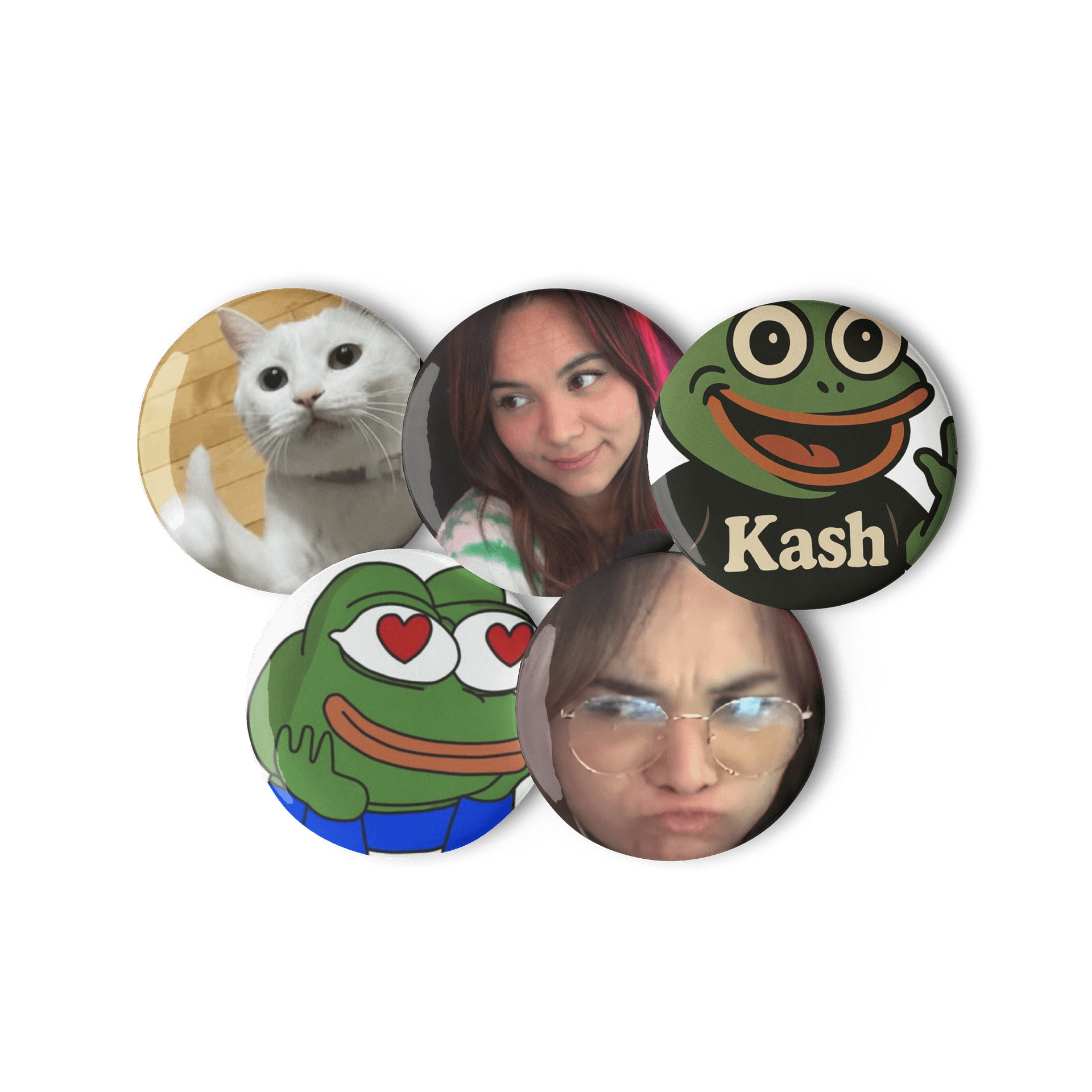 Kash Random Pin Button Set product image (3)