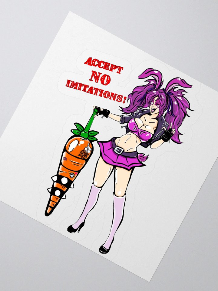 Accept No Imitations! Nayo Bunny Sticker product image (5)