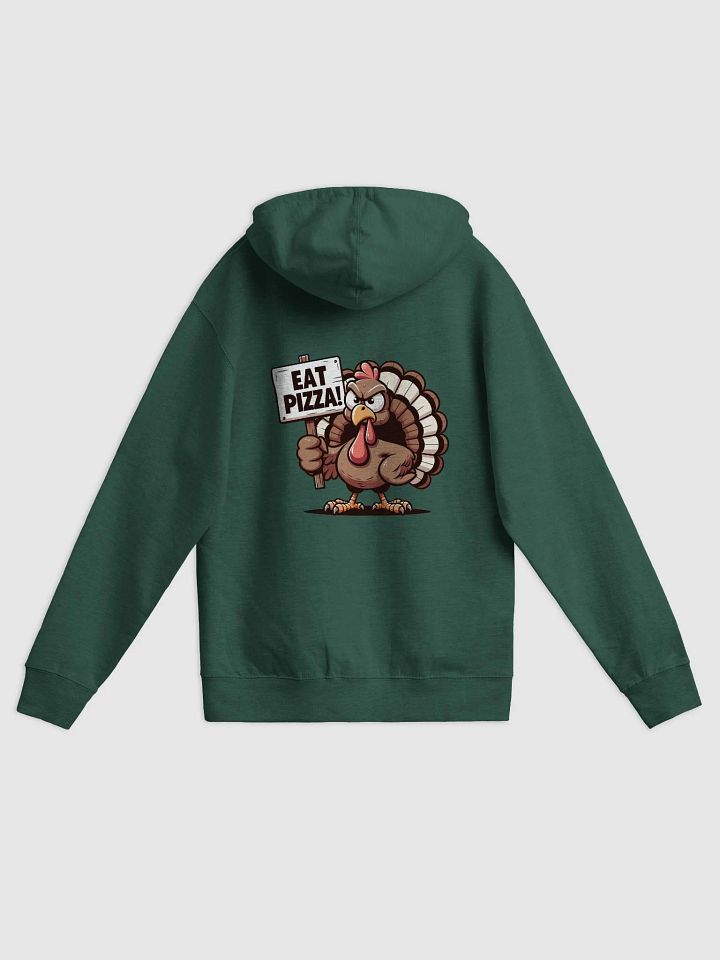 Angry Turkey Pizza Protest Zip-Up Hoodie product image (7)