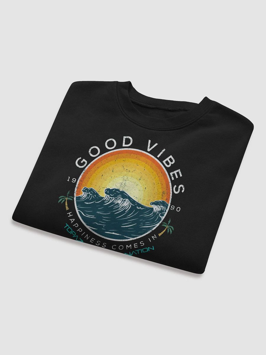 Topaz Nation Good Vibes Cropped Sweater product image (5)