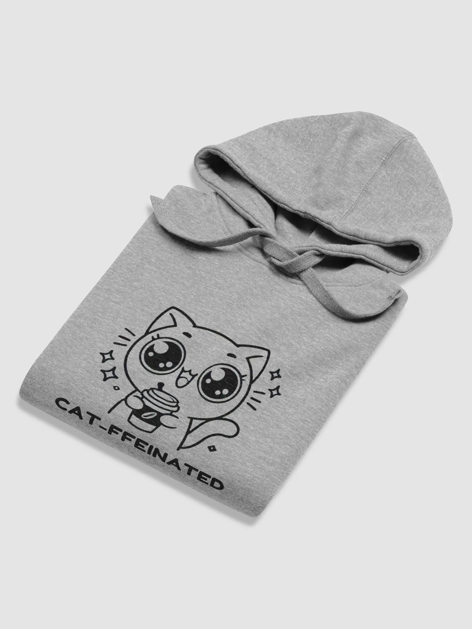 Cat-ffeinated - Unisex Hoodie for Cat and Coffee Lovers product image (6)