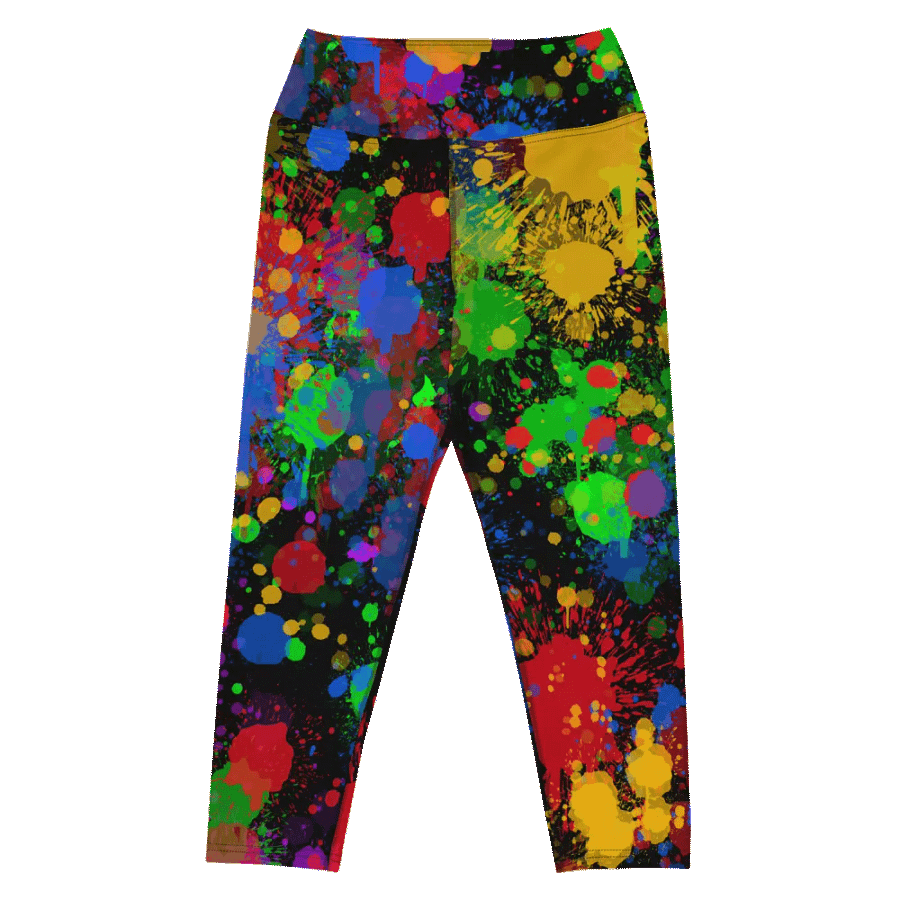 JokersVibe Graffiti Style Capri Leggings product image (4)