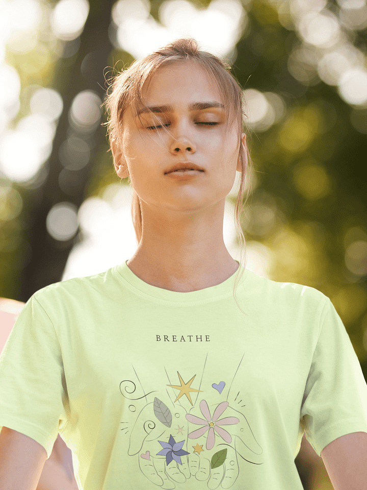 Breathe Yoga/ Meditation Women's Tee product image (7)