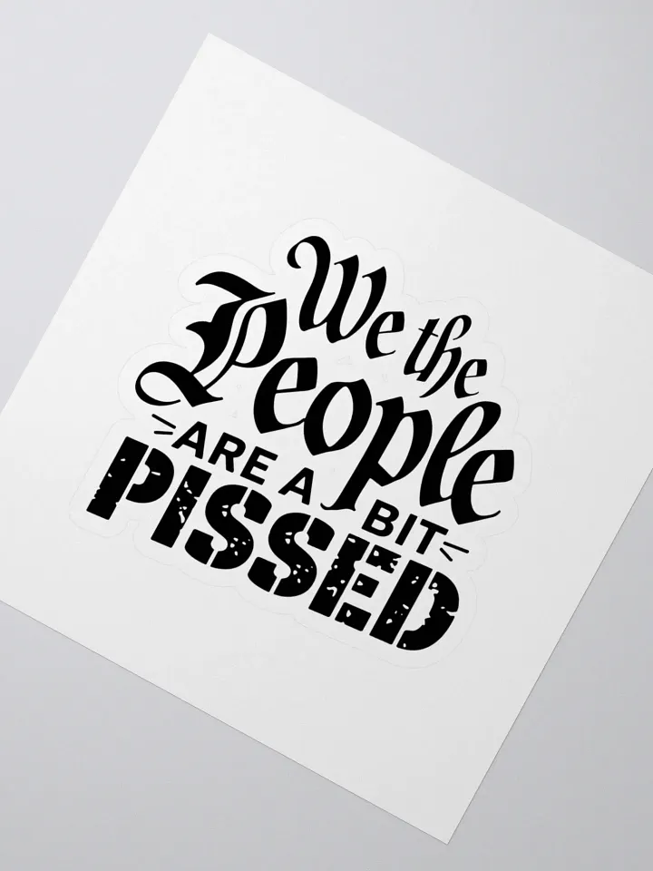 We the People - Kiss Cut Stickers product image (2)