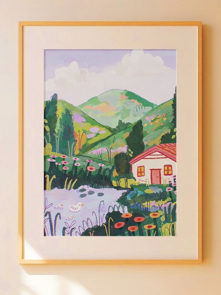Spring Landscape Print product image (1)