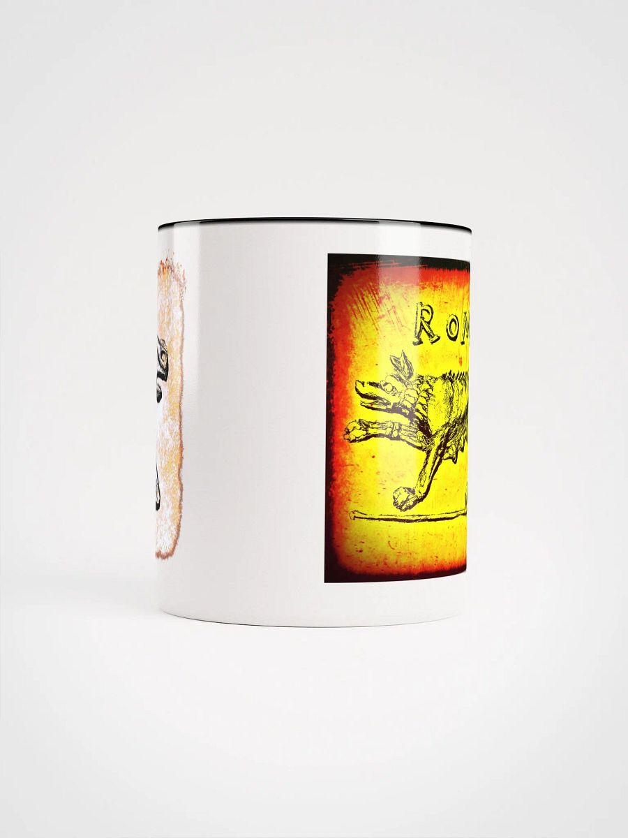 Roman She-Wolf Raising Forepaw and Horse Head Authentic Roman Art 3rd- 1st Centuries BC, Coffee & Tea Mug product image (5)