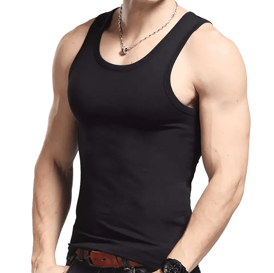 6-12 Pack Men's Tank Top 100% Cotton A-Shirt Wife Beater Undershirts Size S-3XL product image (3)