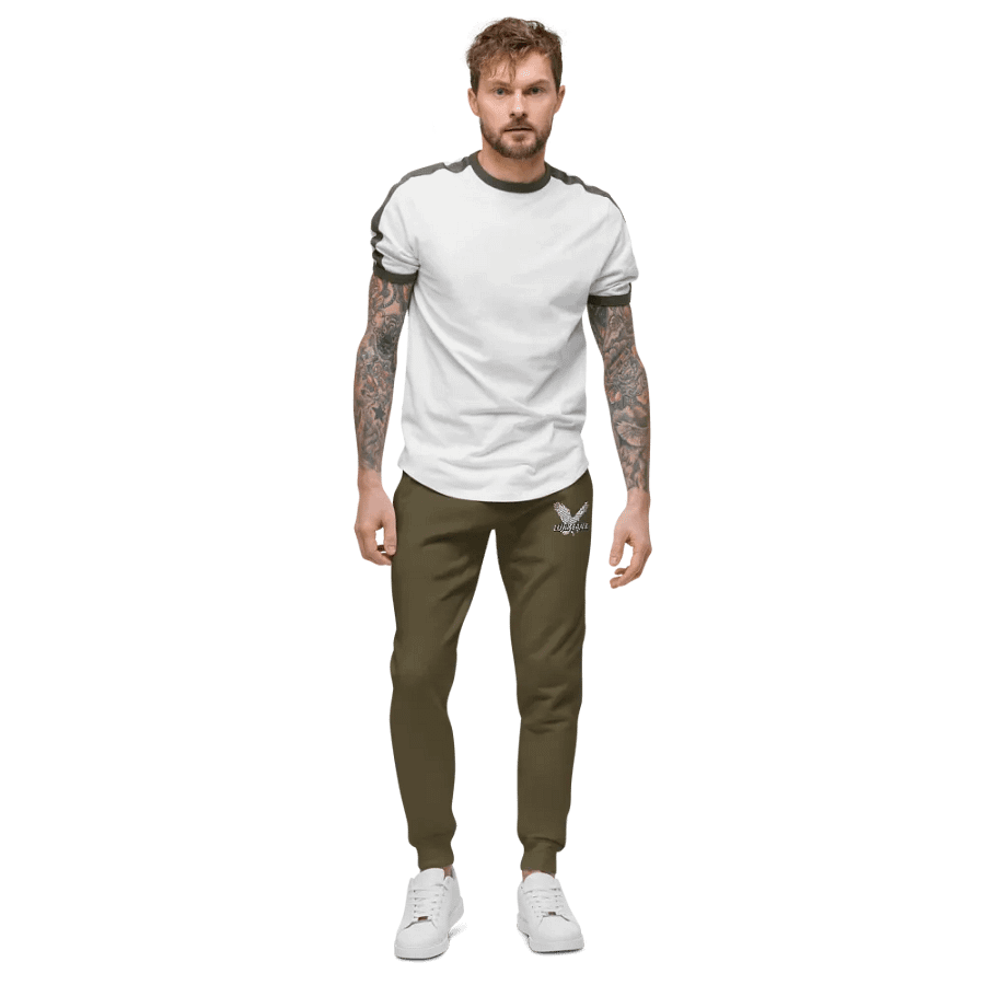 Green Fleece Unisex Joggers product image (3)