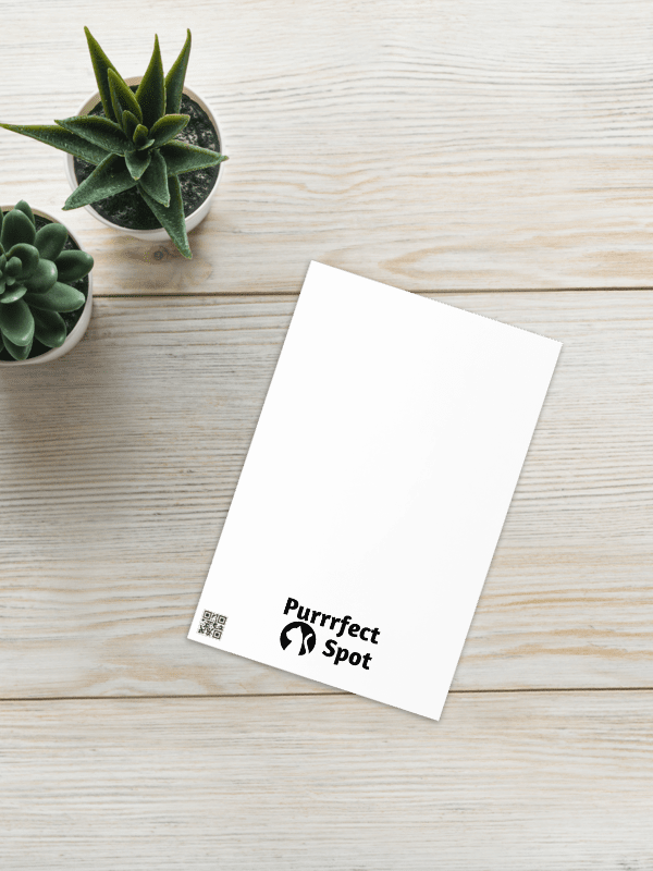 Holidays Are Complicated” Funny Grumpy Cat Christmas Card – Cute Cat Tangled in Lights – Holiday Greeting Card with Envelope product image (3)