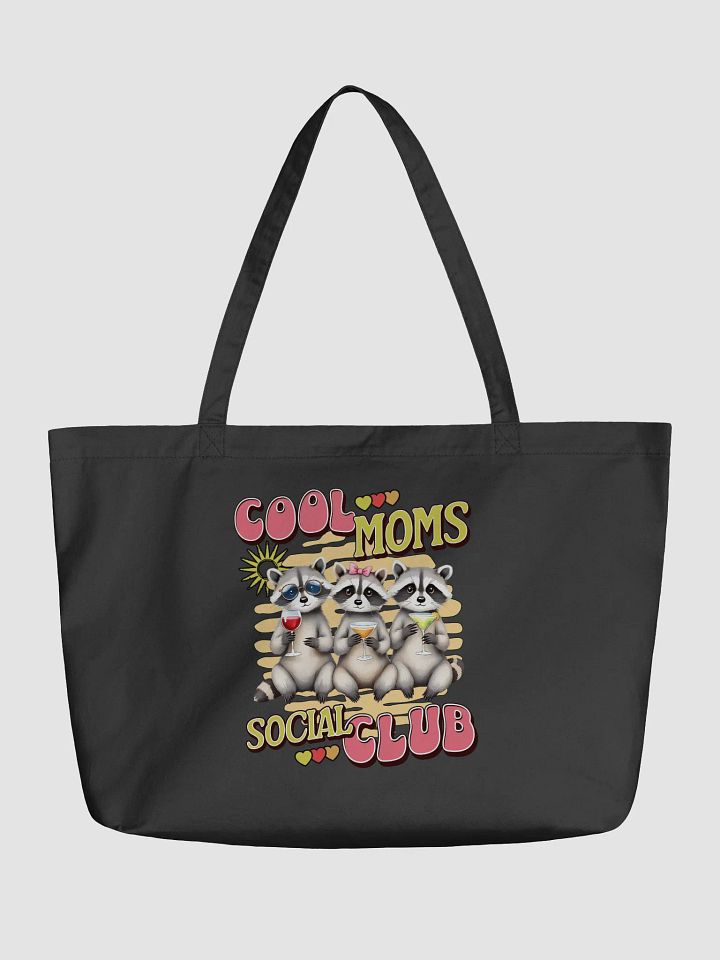 Cool Moms Social Club Raccoon Cocktail Party Tote product image (2)