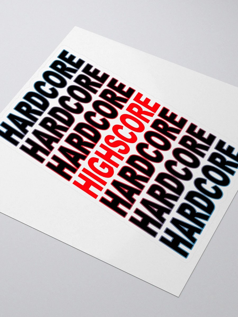 HARDCORE HIGHSCORE | Sticker product image (3)