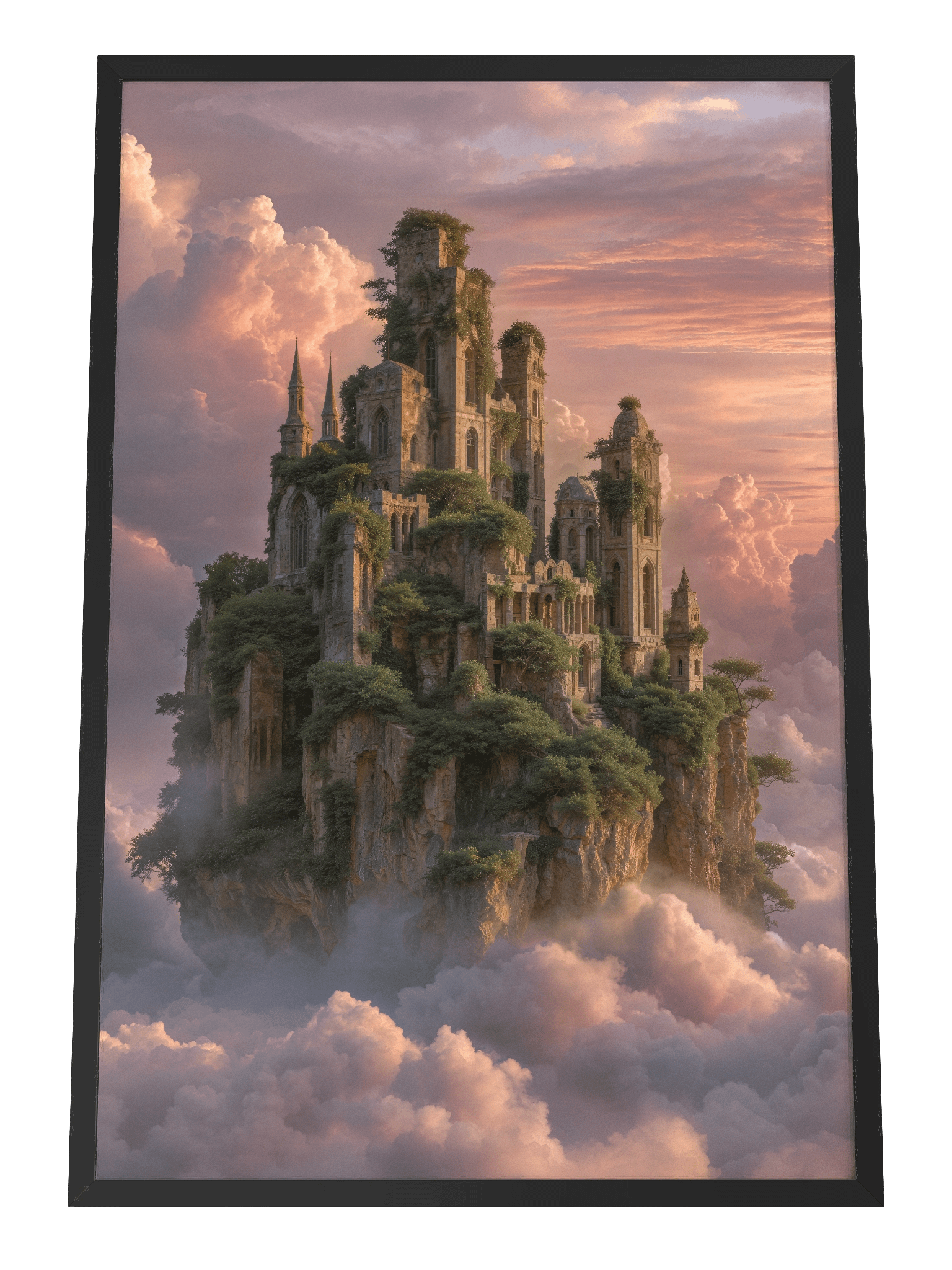 Skyward Bastion – Framed Poster product image (2)