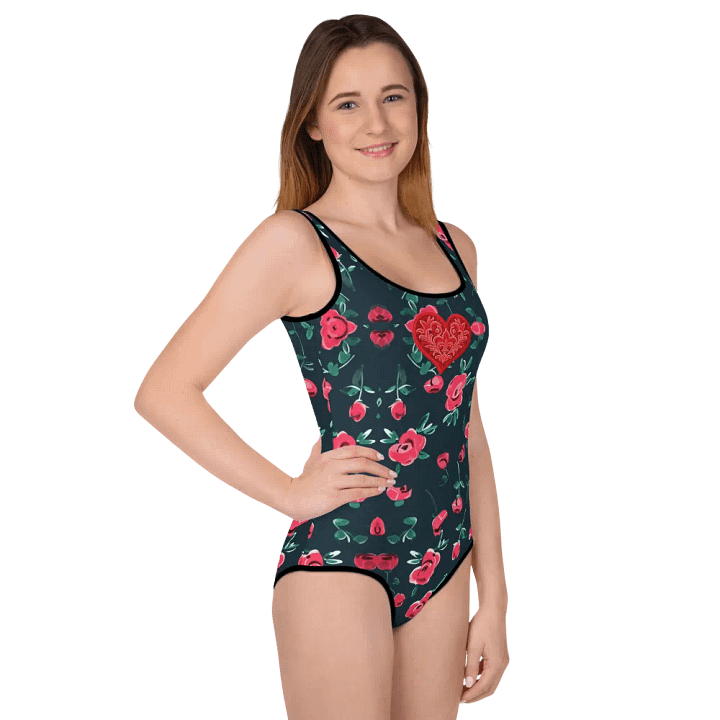 Heartfelt Rose Blossoms Youth Swimsuit product image (1)