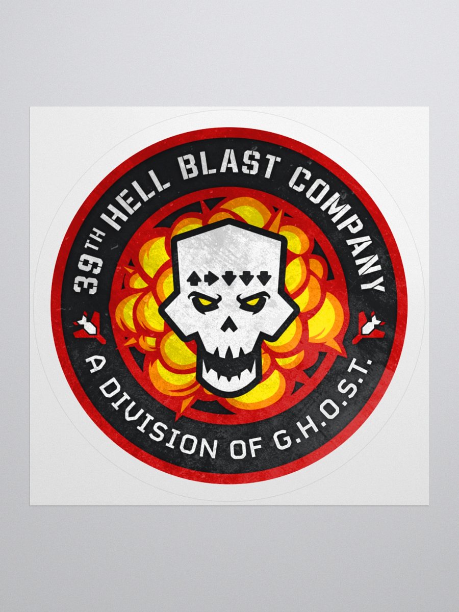 Hell Blast Textured Sticker product image (3)