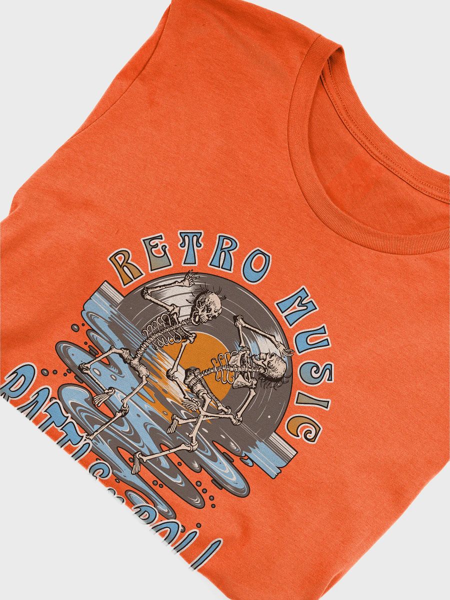 Retro Music Rattle n Roll Skeleton Dance T-Shirt product image (15)