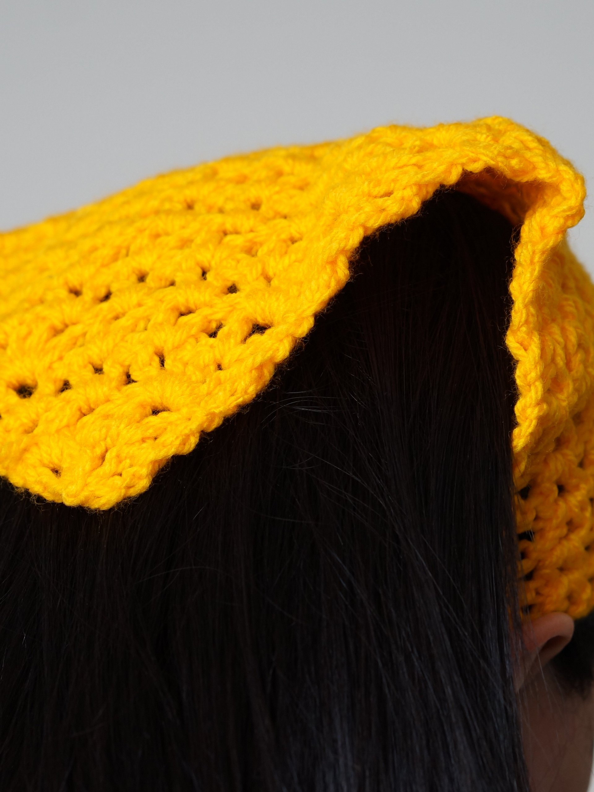 Striped V stitch bandana pdf pattern product image (1)