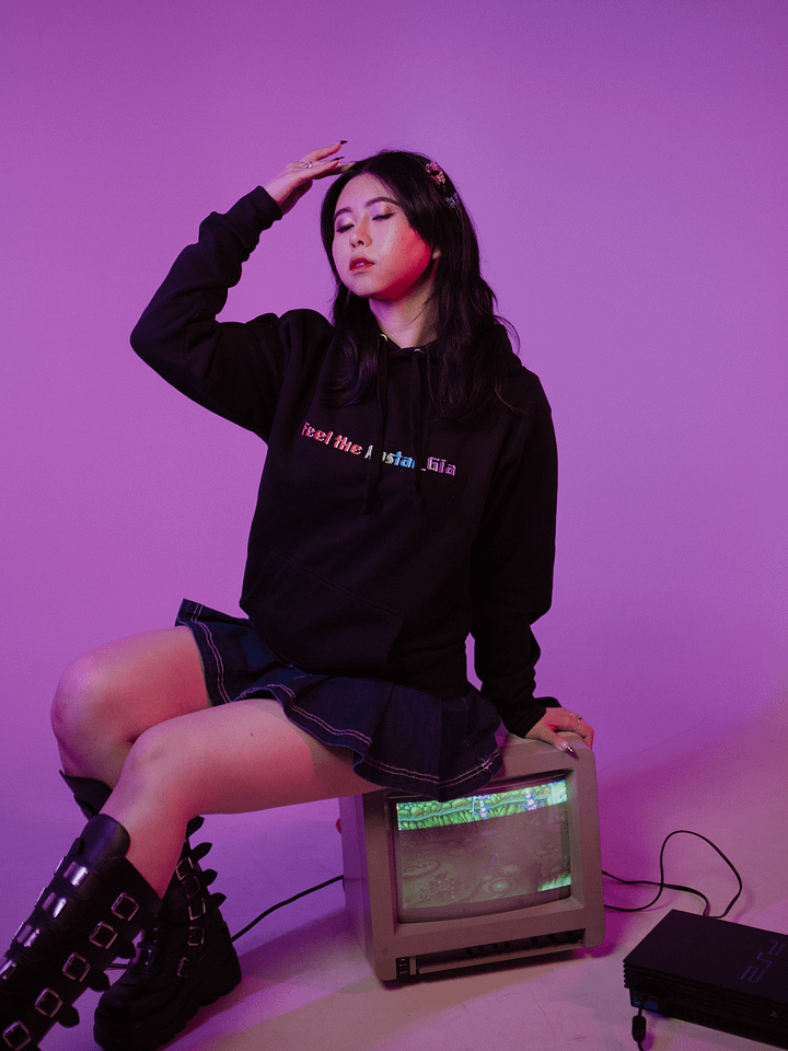 Feel The Nostal_Gia Hoodie [Embroided/Rainbow] product image (1)