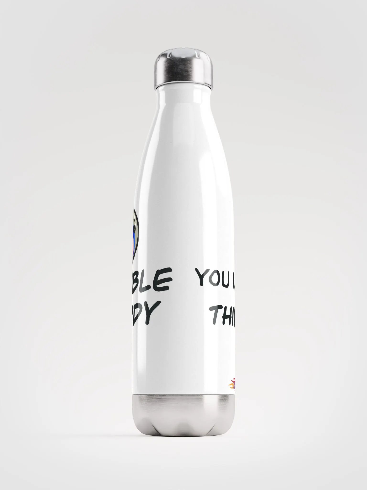 Marble Daddy Water Bottle (White) product image (2)