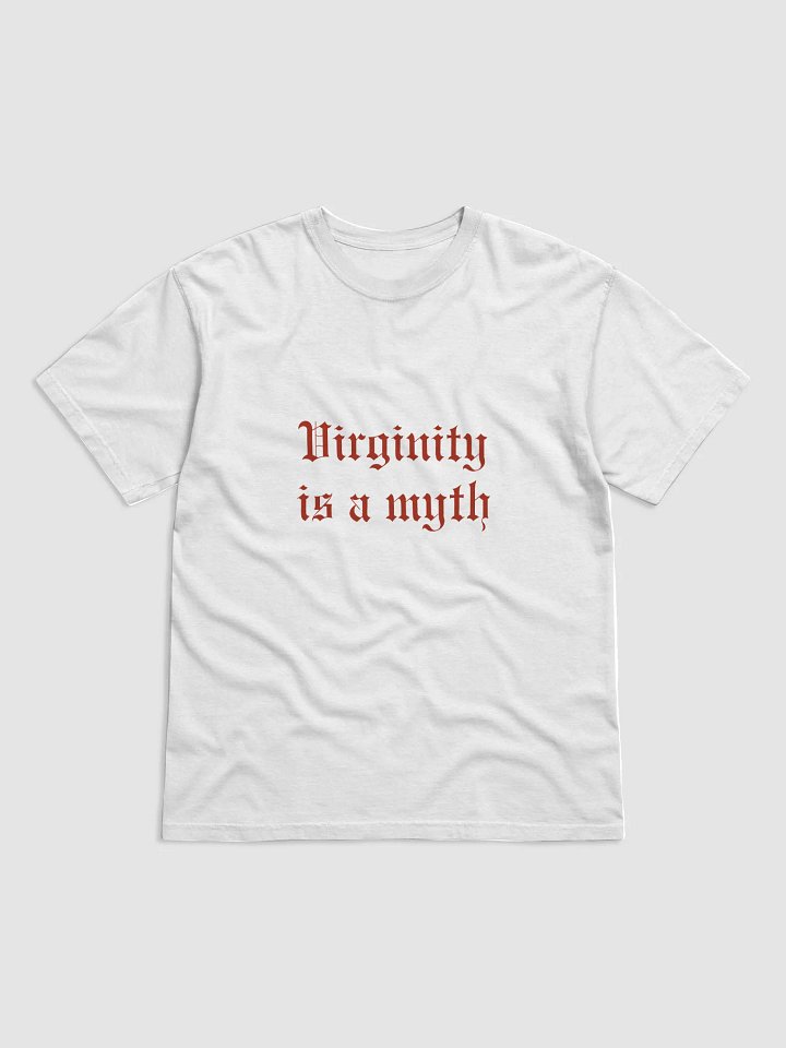 Virginity is a myth red - t product image (1)