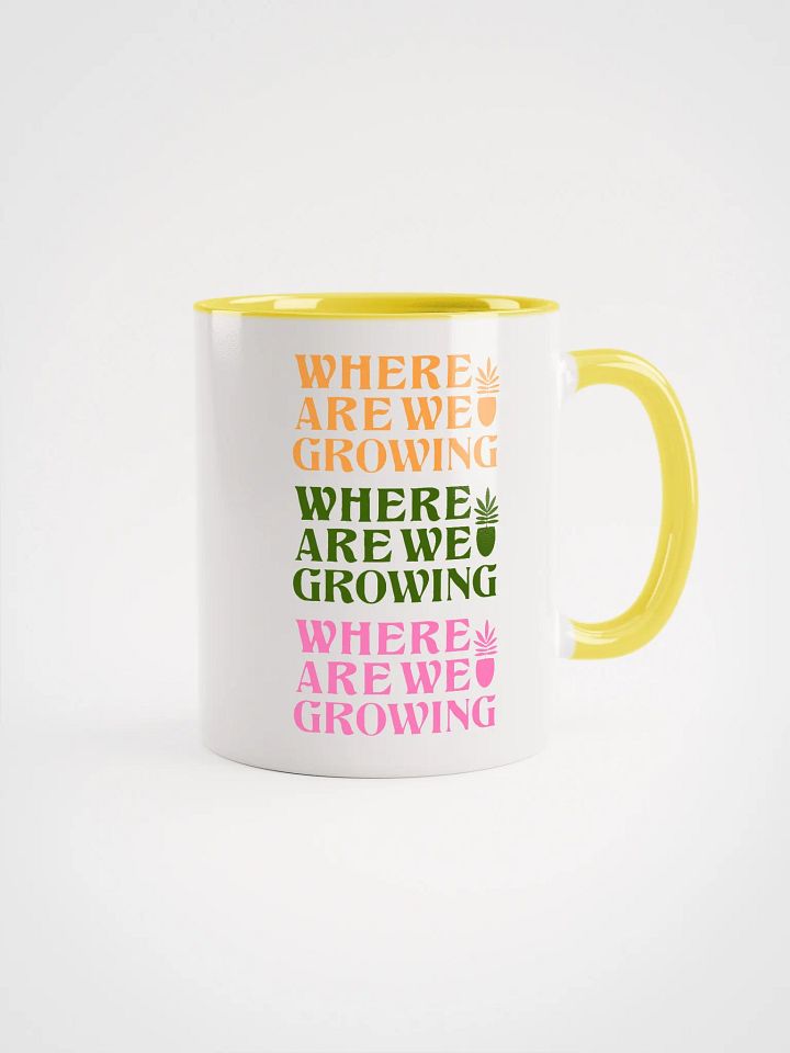 Where Are We Growing Repeating Pattern Mug product image (2)