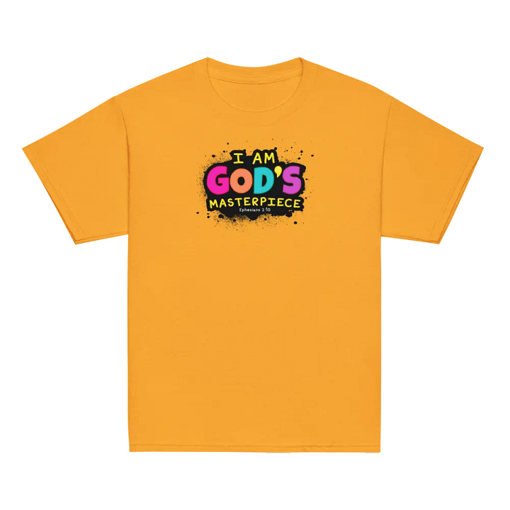 I Am God’s Masterpiece – Kids’ T-Shirt product image (2)