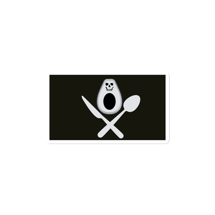 Pirate Avocado Magnet product image (2)
