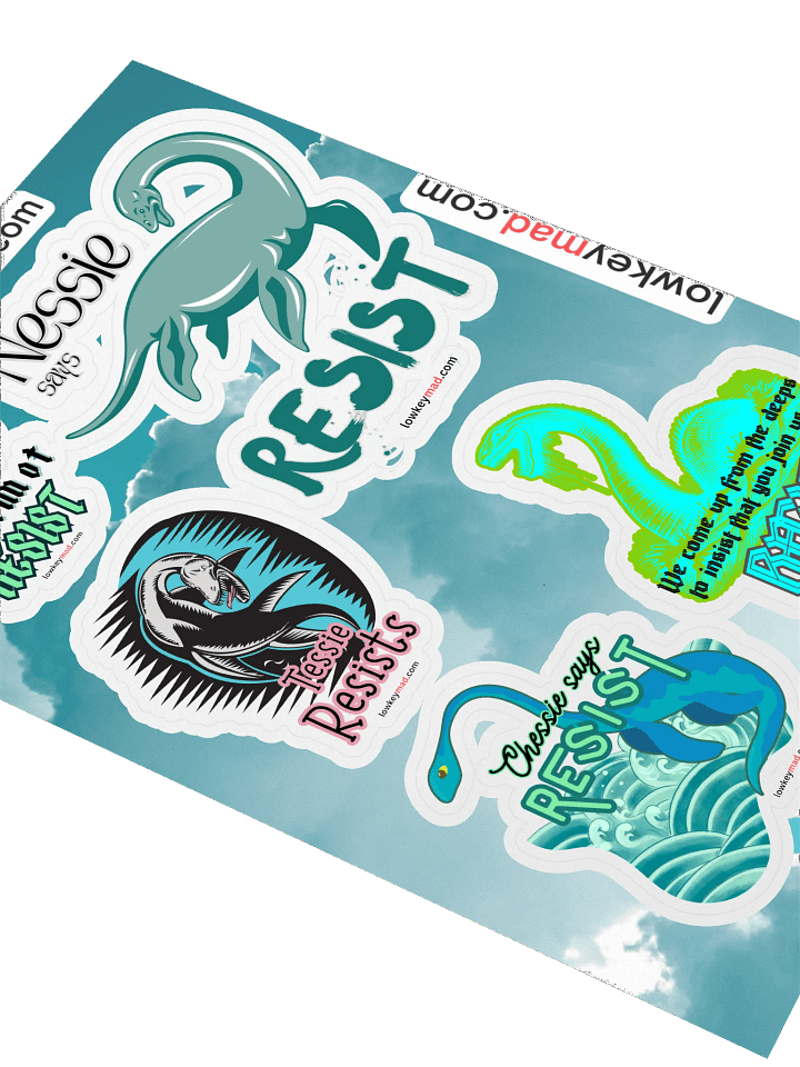 All the Nessies Resist Sticker Sheet product image (2)