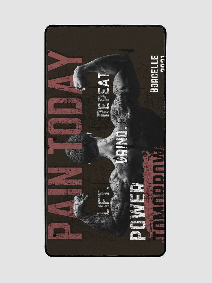 Motivational Muscle Flex Desk Mat 15.5x31.5 product image (2)