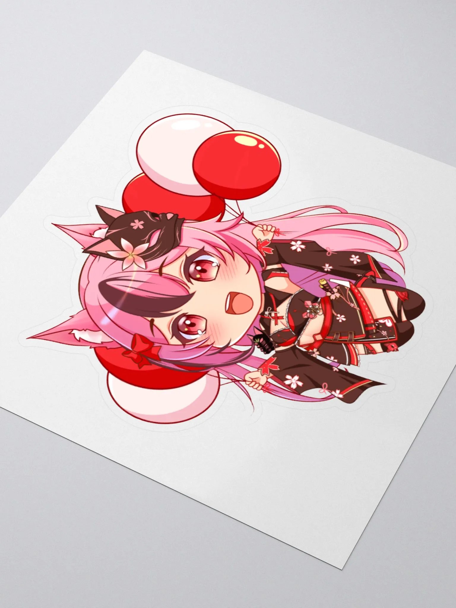 Limited Edition 30th Bday Cherry Blossom Chibi Sticker Set product image (7)