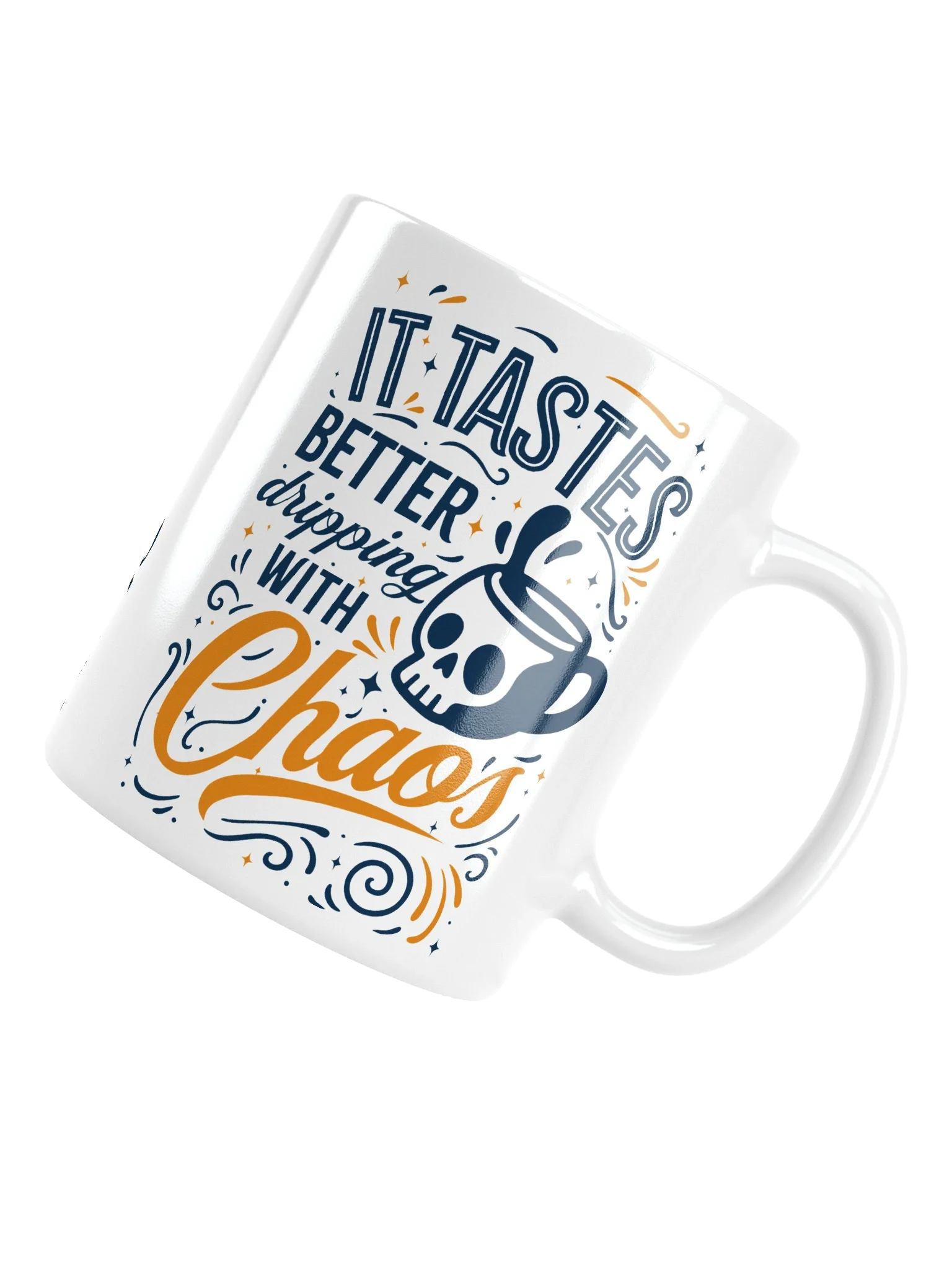 Dripping with Chaos White Coffee Mug product image (14)